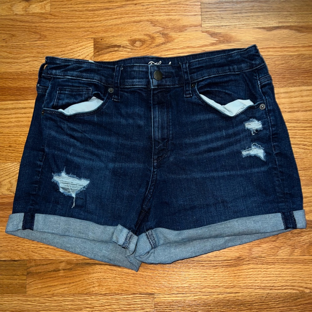 Universal Thread High Rise Distressed Jean Shorts